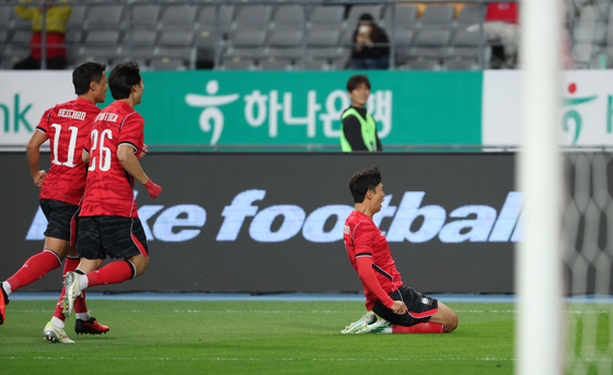 손흥민 프리킥 선제골, 한국 A매치 사상 최다골 경신