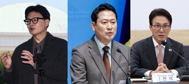 차기 적합도 한동훈 18.8% 장동혁 14.9% 김민석 14.4%