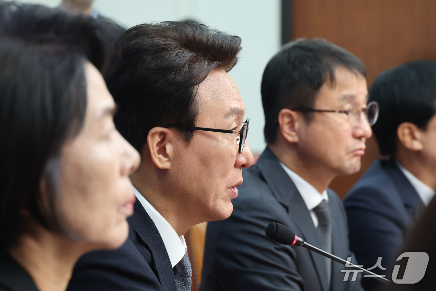 (서울=뉴스1) 신웅수 기자 = 김민석 더불어민주당 대표가 7일 서울 여의도 국회에서 열린 최고위원회의에서 발언하고 있다. 2026.10.7/뉴스1