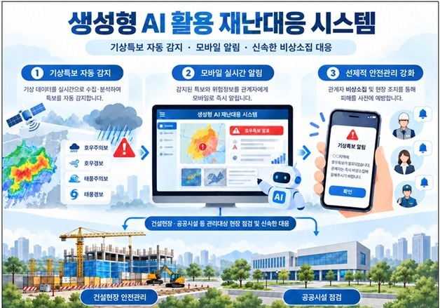 행복청 40대 주무관, AI 재난대응 시스템 직접 개발 …시범운영