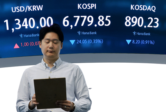 강달러에도 수출업체 매도에 상단 막힌 원·달러…1340원선 힘겨루기