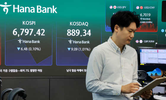 삼성전자 '깜짝 실적'에도 코스피 0.7% 하락…외인 '팔자'[개장시황]