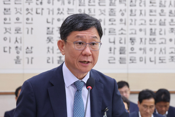 [국감] 업무보고하는 이상호 정부법무공단 이사장