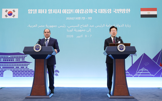 李대통령 "한·이집트 CEPA 협상 개시"…전략적 동반자 관계 격상