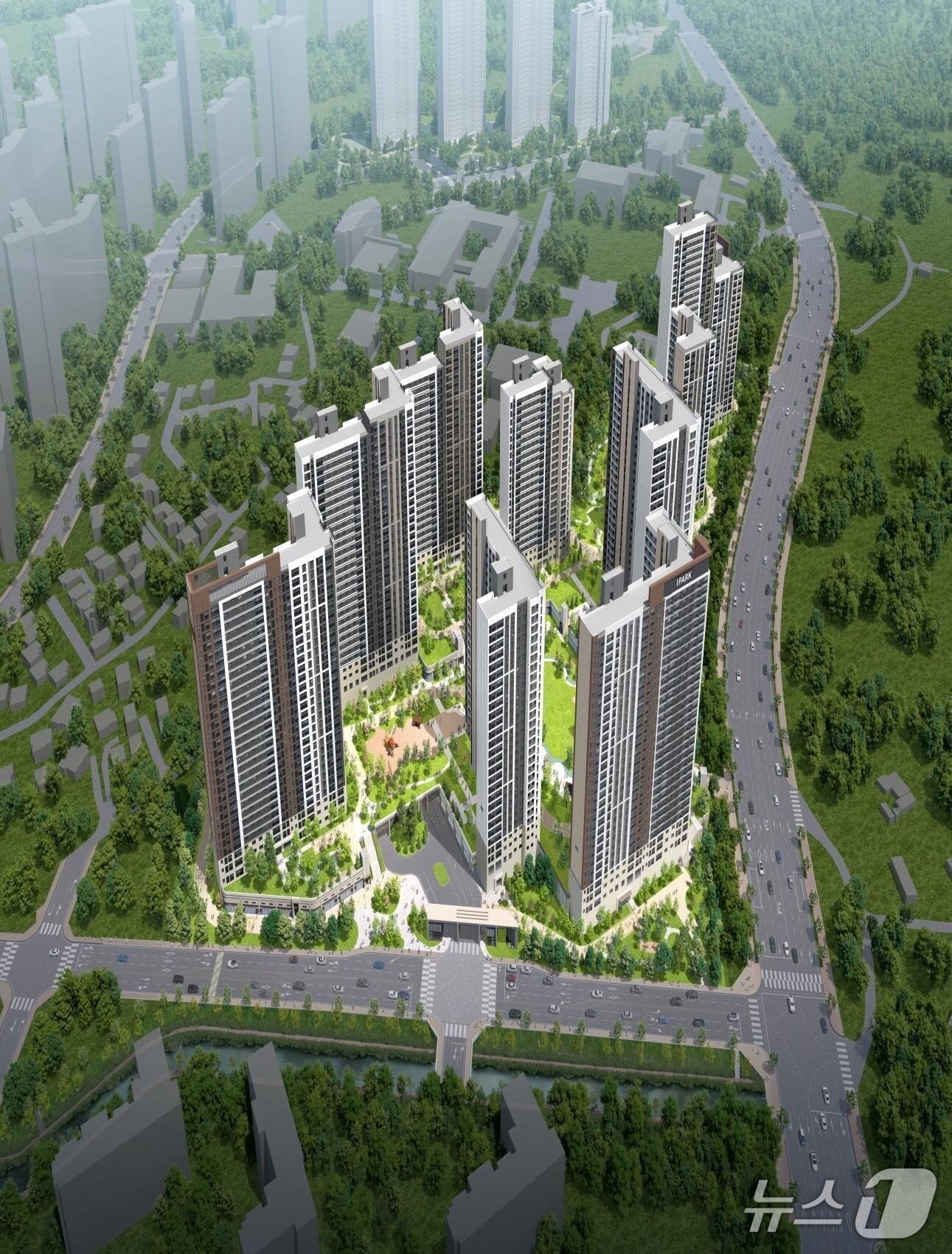 본문 이미지 - 청주 가경 아이파크 8단지 조감도.(시 제공 . 재판매 및 DB금지 ) 2026.10.8/뉴스1