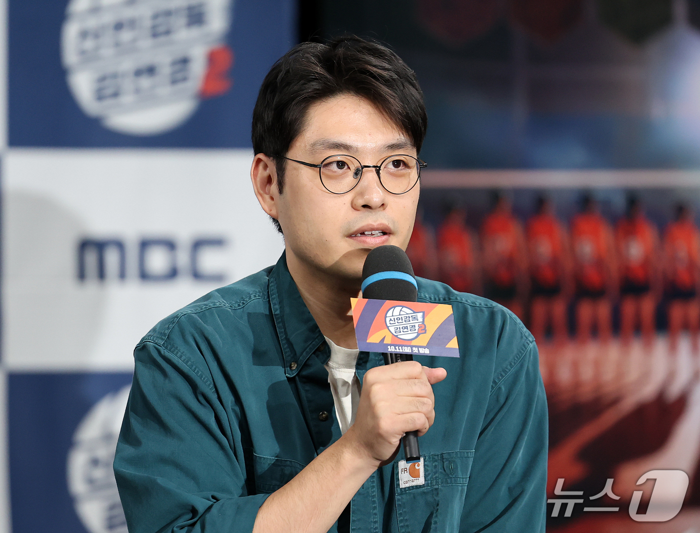 (서울=뉴스1) 김진환 기자 = 권락희 PD가 8일 오후 서울 마포구 상암동 MBC 골든마우스홀에서 열린 MBC 새 예능 '신인감독 김연경2' 제작발표회에 참석해 취재진 질문에 답 …