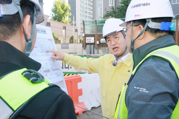 허태정 시장, 취임 100일 맞아 병원·트램 공사장 민생 행보
