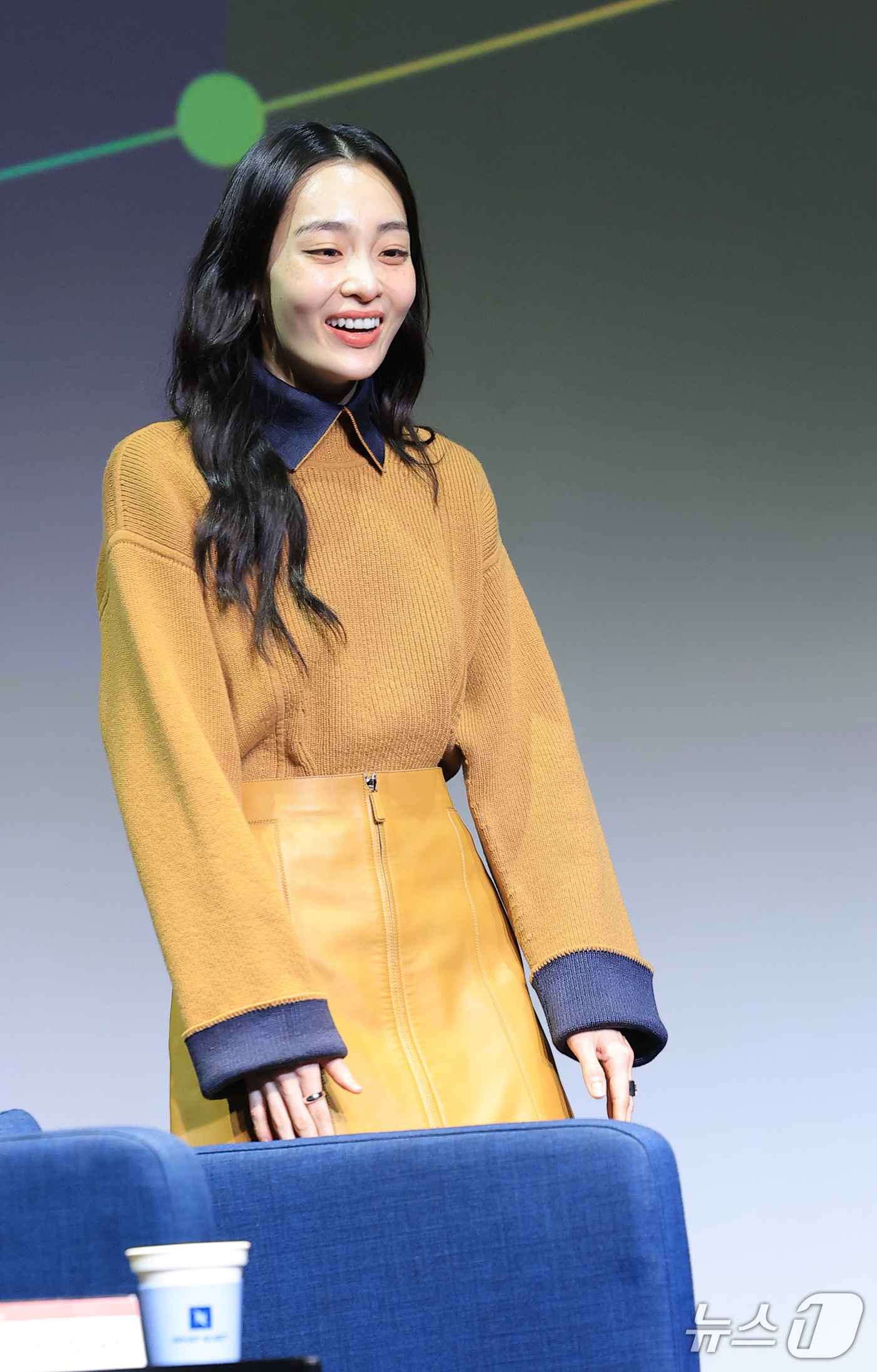 (부산=뉴스1) 권현진 기자 = 배우 김민하가 8일 부산 해운대구 신세계백화점 센텀시티 문화홀에서 열린 액터스 하우스 행사에 참석하고 있다. 2026.10.8/뉴스1