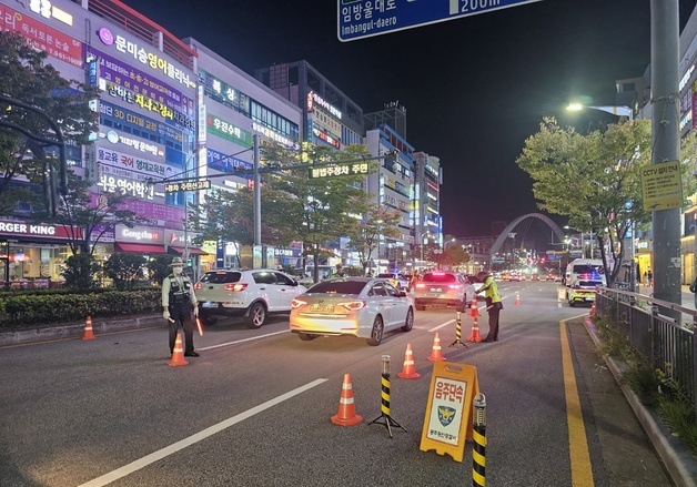 광주경찰, 한글날 폭주족 집중단속…음주·법규위반 46건