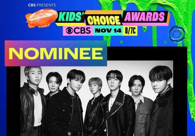 방탄소년단, 美 '2026 키즈 초이스 어워드' 3개 부문 후보 선정