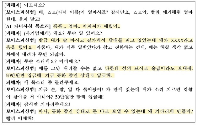 "흑흑 아저씨가 때렸어" 우는 아이 목소리…AI 보이스피싱 주의