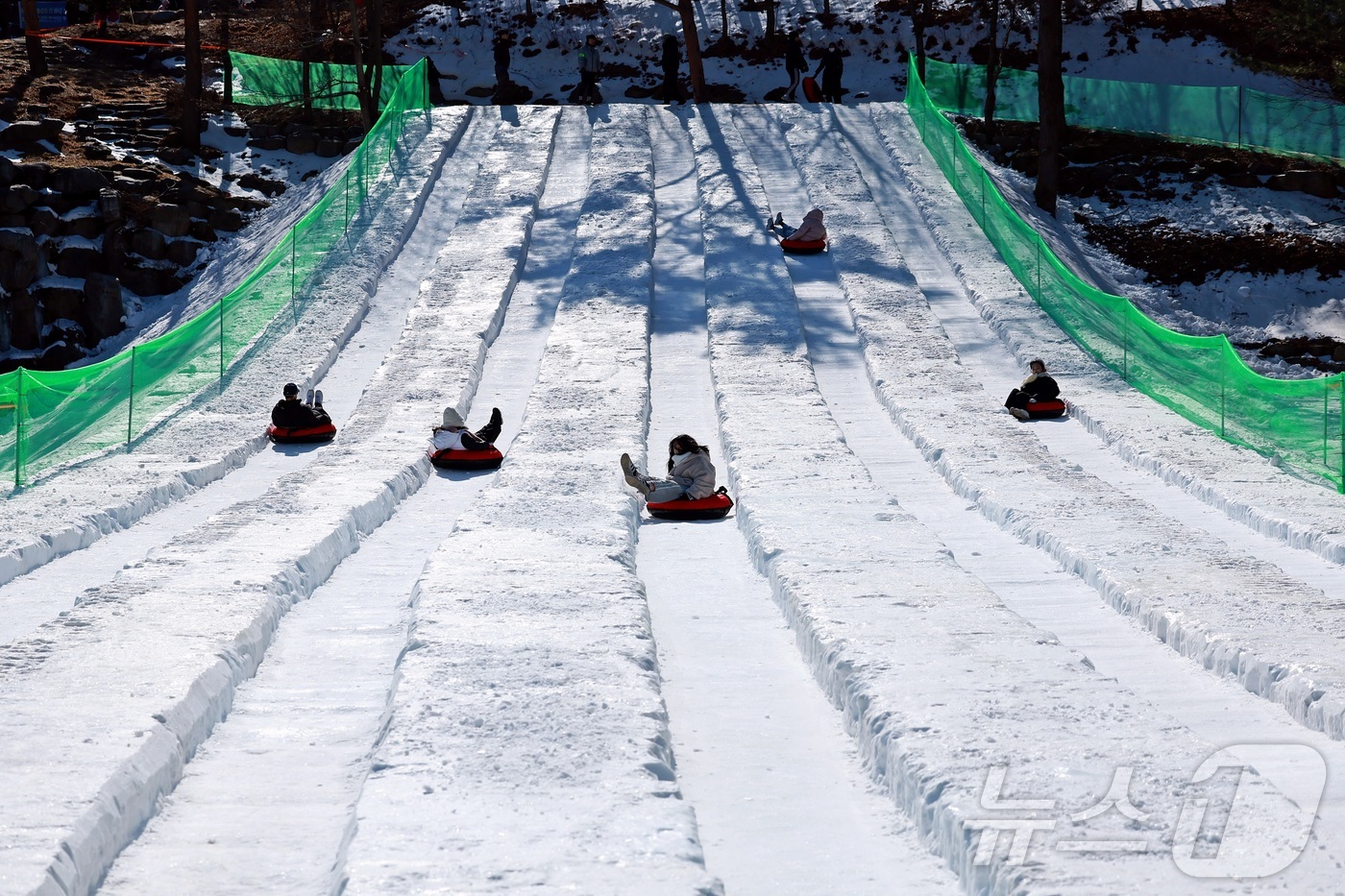 (태백=뉴스1) 윤왕근 기자 = 강원 태백시 태백산국립공원 일원에서 지난 1월 31일 \'제33회 태백산 눈축제\'가 열리고 있다.(태백시 제공, 재판매 및 DB 금지) 2026. …