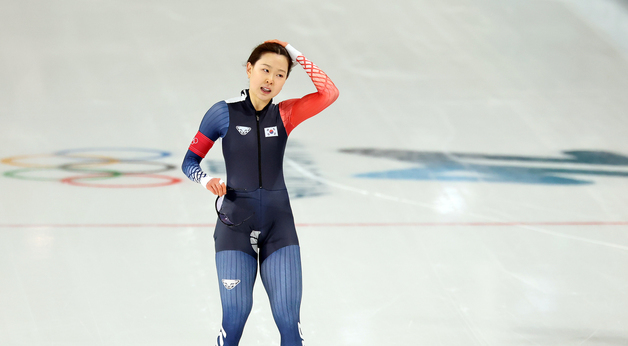 아쉬워하는 김민선