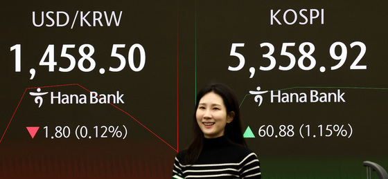 코스피 '상승', 환율 '하락'