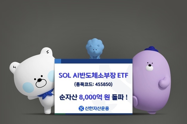 신한자산운용, SOL AI반도체소부장 ETF 순자산 8000억 돌파