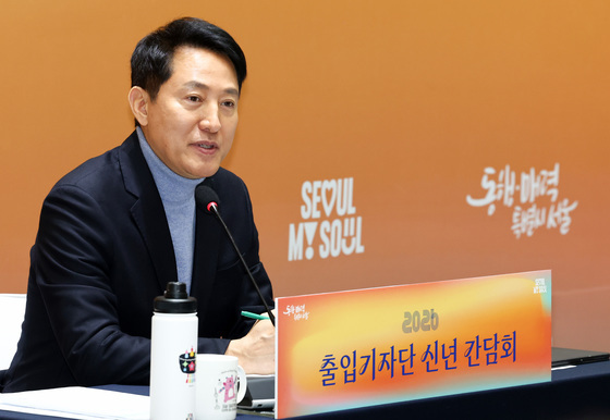 오세훈 "탈당 전혀 고려하지 않아…정원오와 지지율 격차 제 책임"