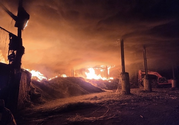 포천 폐목재 공장 화재