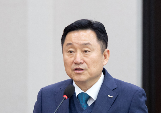 인사말하는 최인호 주택도시보증공사 사장