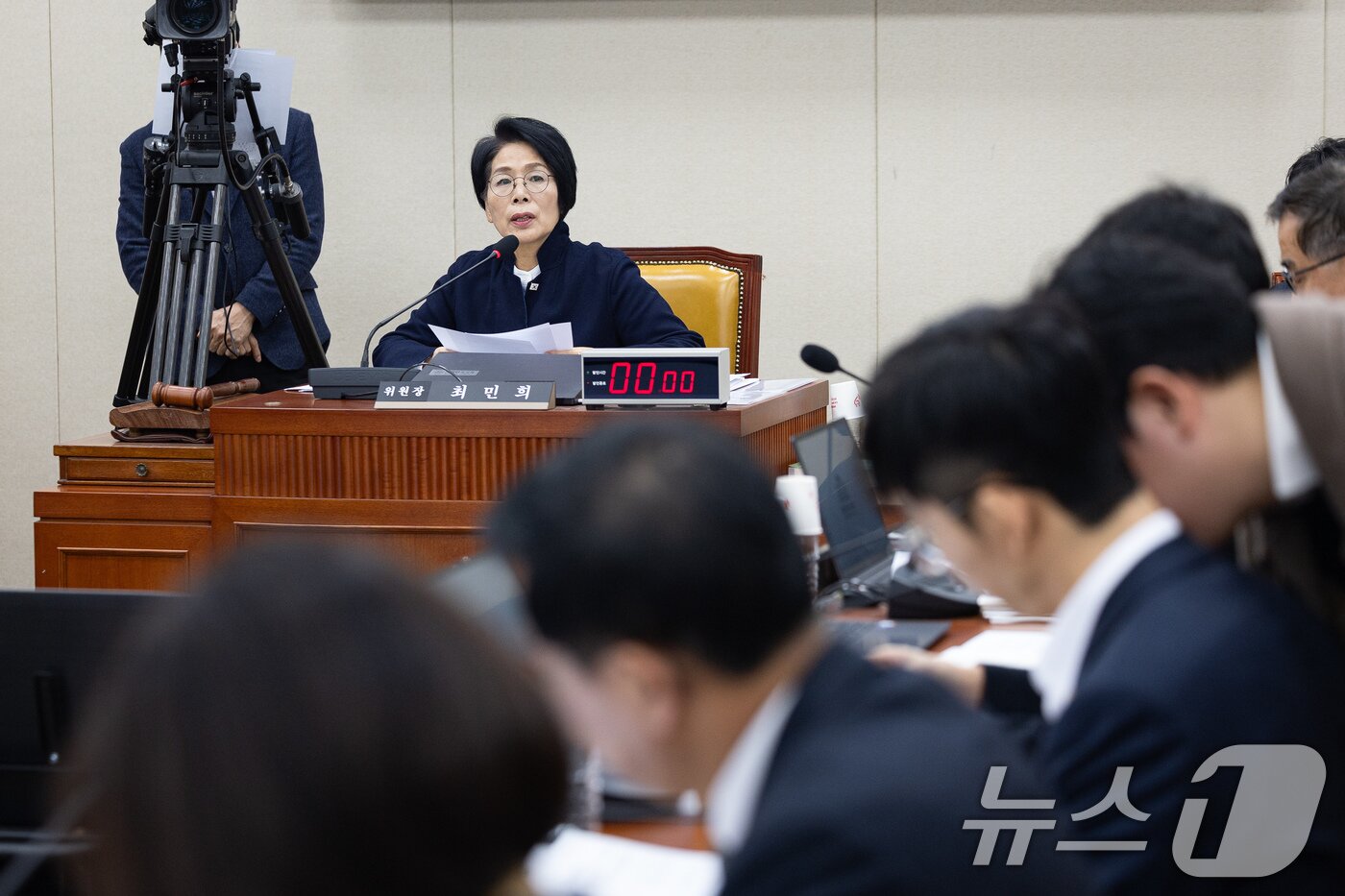 본문 이미지 - 최민희 국회 과학기술정보방송통신위원장2026.2.10 ⓒ 뉴스1 유승관 기자