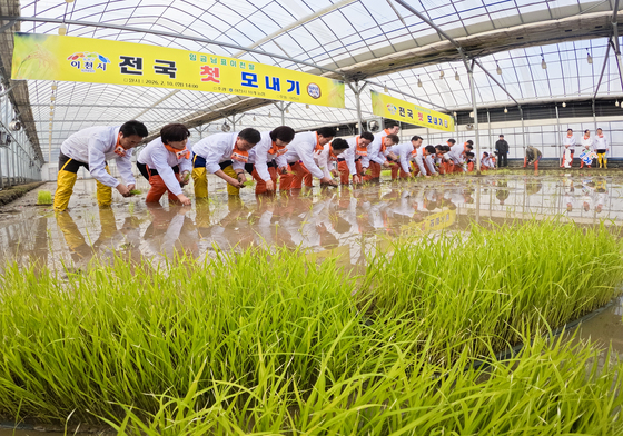[뉴스1 PICK] '풍년을 기원합니다'…이천시, 전국 첫 모내기 행사 개최