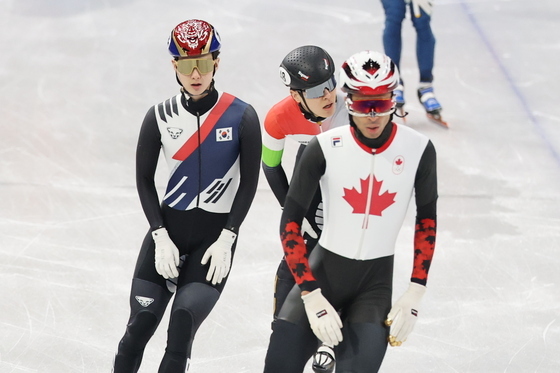 쇼트트랙 남자 1000m 예선 마친 신동민