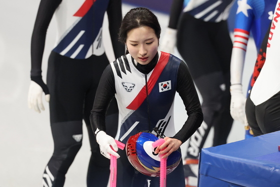 김길리 '아쉬운 마음'