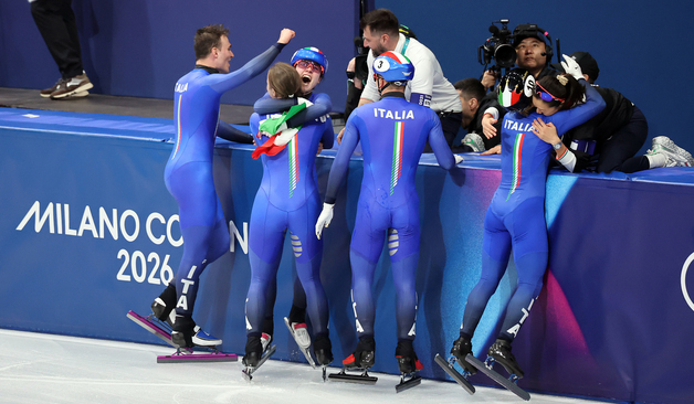 우승의 기쁨 나누는 이탈리아 대표팀