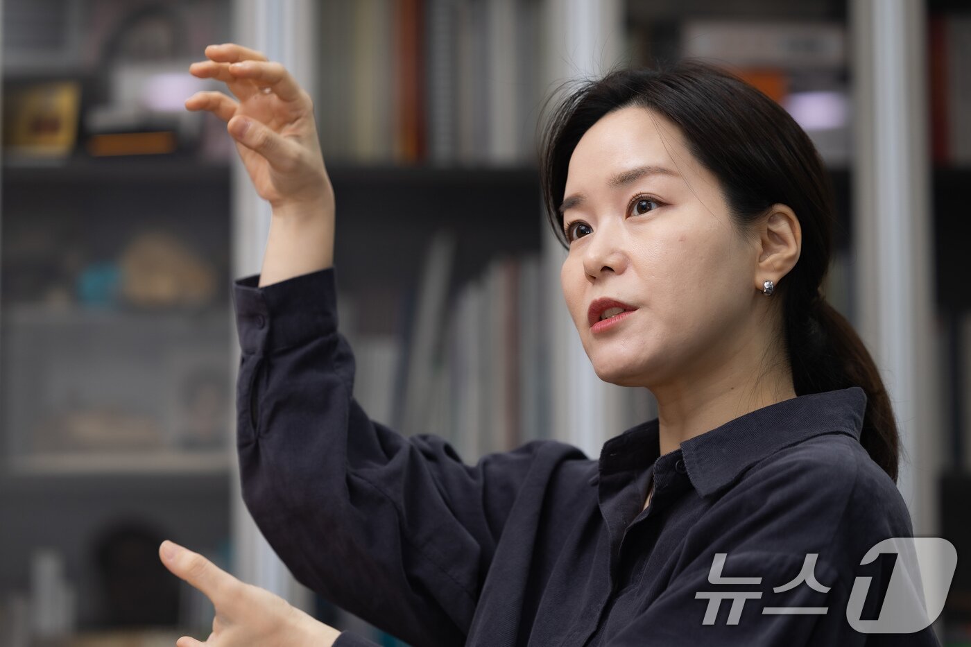 본문 이미지 - 이주영 개혁신당 정책위의장이 11일 서울 여의도 국회 의원회관에서 뉴스1과 인터뷰하고 있다. ⓒ 뉴스1 유승관 기자