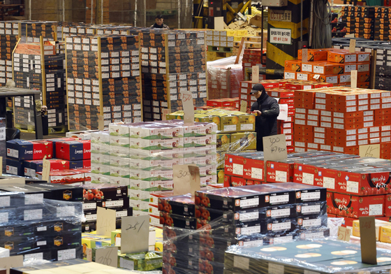 명절 앞둔 가락시장 풍경