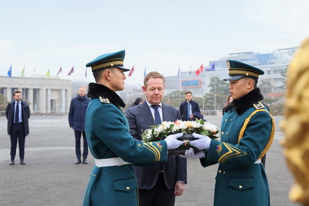 네덜란드 외교부 장관, 전쟁기념관 방문…"양국 우호관계 재확인"