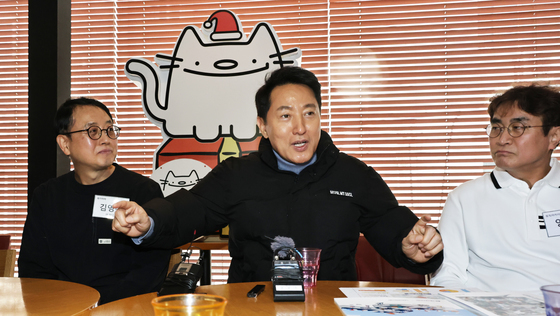 노량진 만나로 상권 상인 만난 오세훈 시장