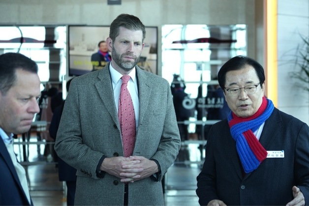 트럼프 차남, 하남 K-컬처 콤플렉스 사업 부지 방문