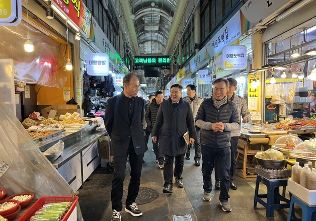 대전자치경찰위, 설 명절 전통시장 특별 치안활동 현장점검