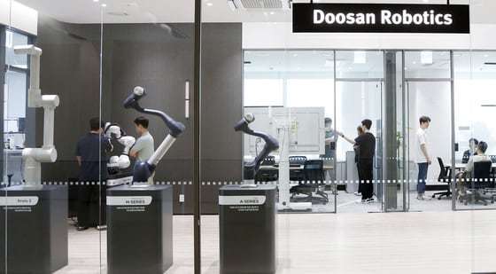 두산로보틱스, 작년 595억원 적자…전년比 44.3% 감소