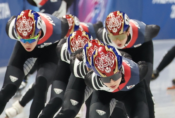 공식 훈련 나선 쇼트트랙 대표팀