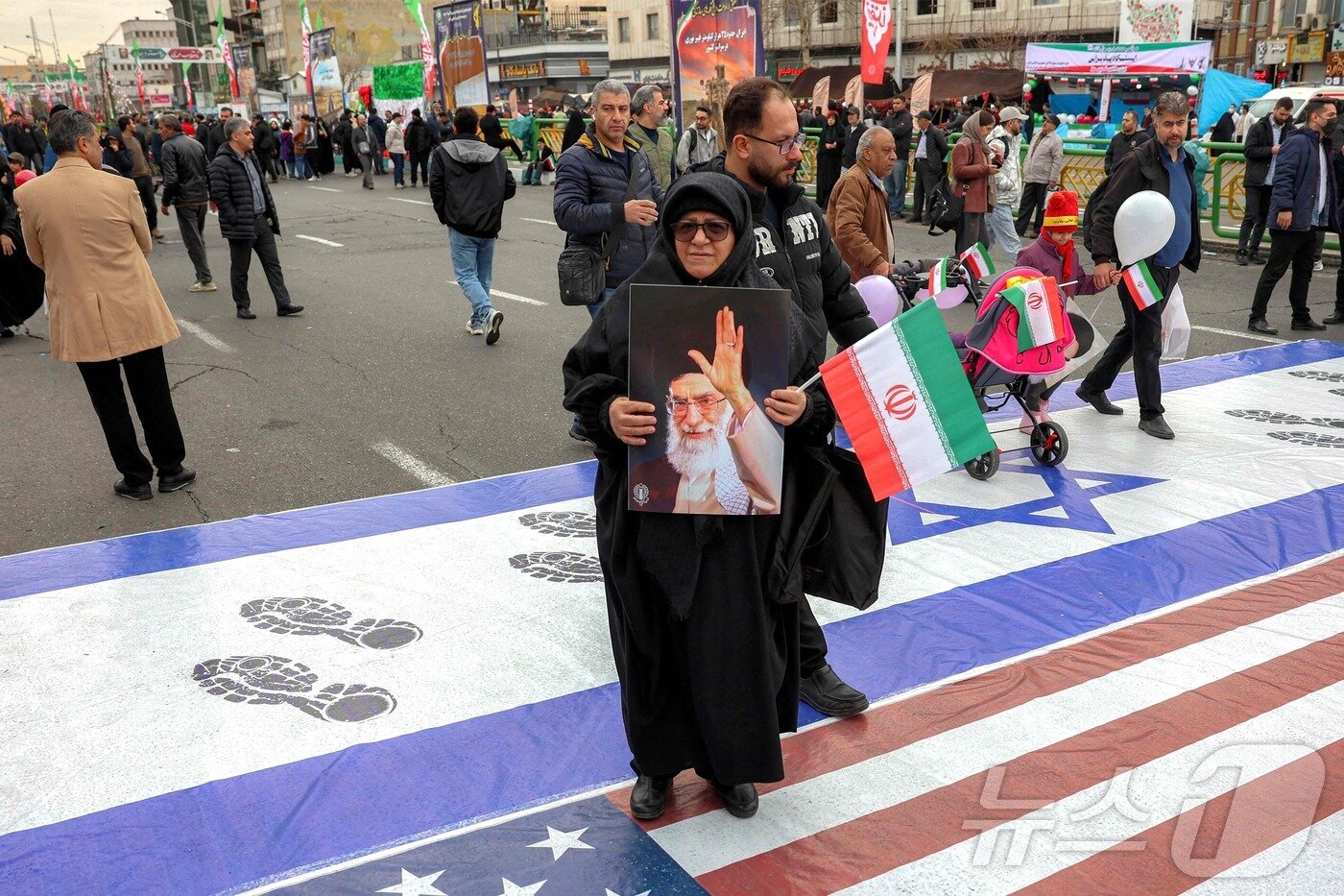 본문 이미지 - 이란의 이슬람 혁명 47주년 기념식. 2026.02.11 ⓒ AFP=뉴스1