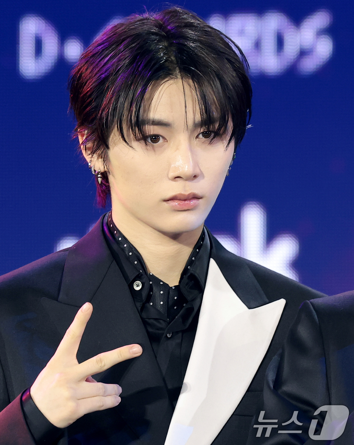 (서울=뉴스1) 권현진 기자 = 그룹 보이넥스트도어 태산이 11일 오후 서울 성북구 고려대학교 화정체육관에서 열린 ‘제2회 디 어워즈(D Awards)’ 레드카펫 행사에 참석해 포 …