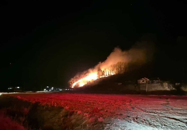 건조경보 속 양양서 산불…장비 투입해 1시간 20분 만에 진화