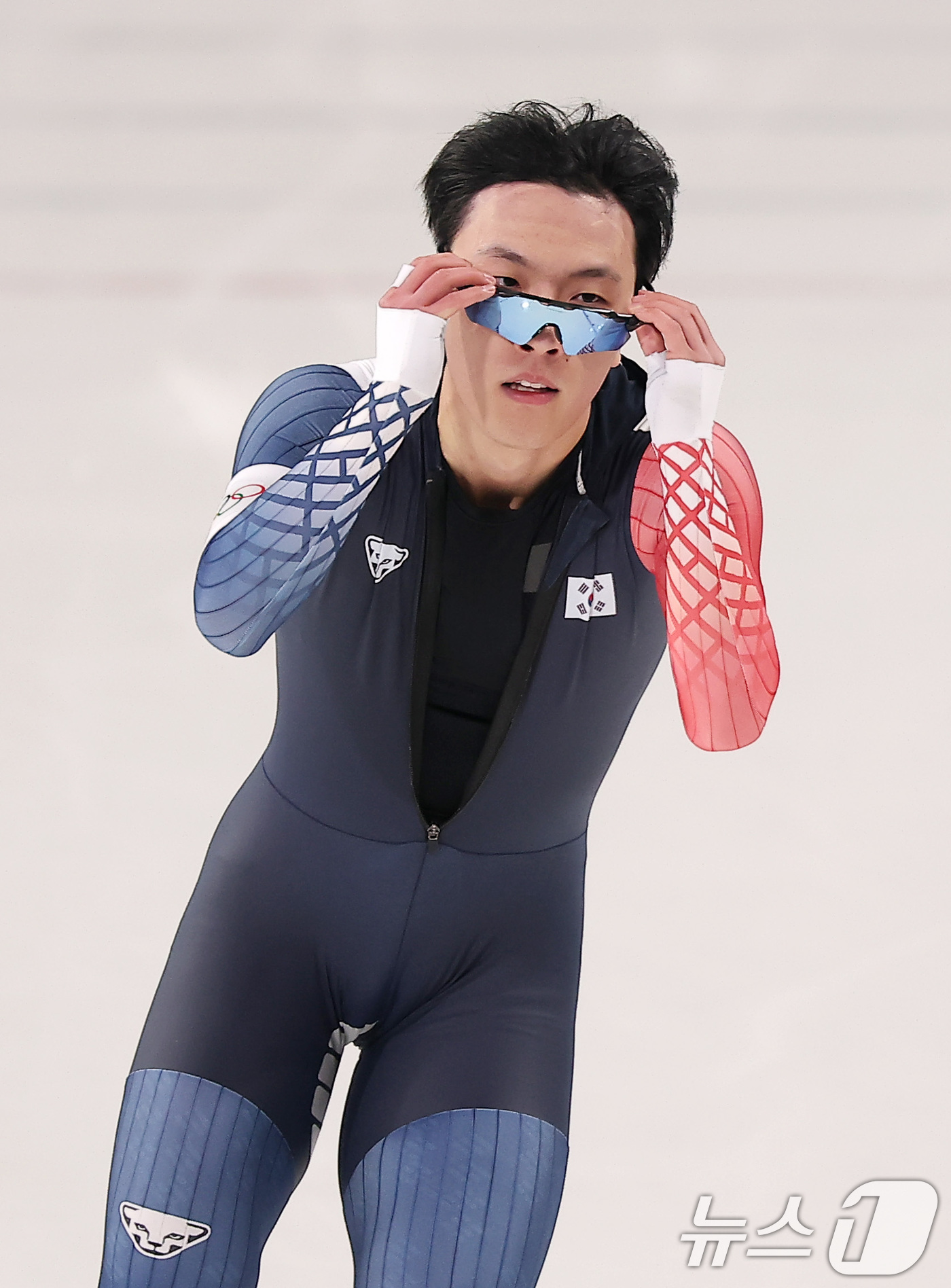 (밀라노=뉴스1) 김성진 기자 = 스피드스케이팅 구경민이 11일(현지시간) 이탈리아 밀라노 스피드스케이팅 스타디움에서 열린 2026 밀라노·코르티나담페초 동계올림픽 스피드스케이팅 …