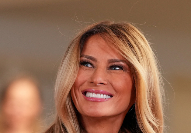 [포토] 활짝 웃고 있는 美 영부인