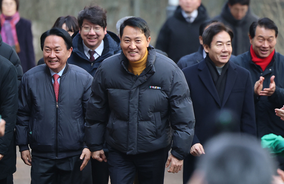 고지대 이동약자 편의시설 대상지 찾은 오세훈 시장