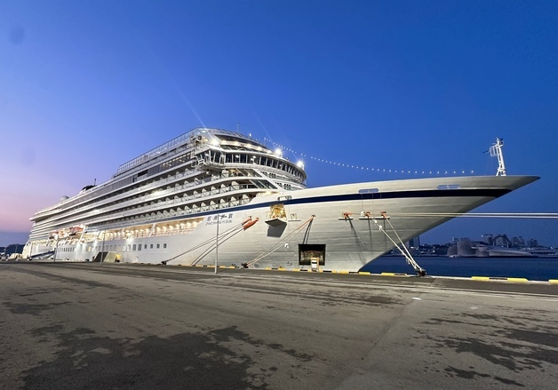 여수시, 2026년 첫 크루즈 '자오샹이둔호' 입항