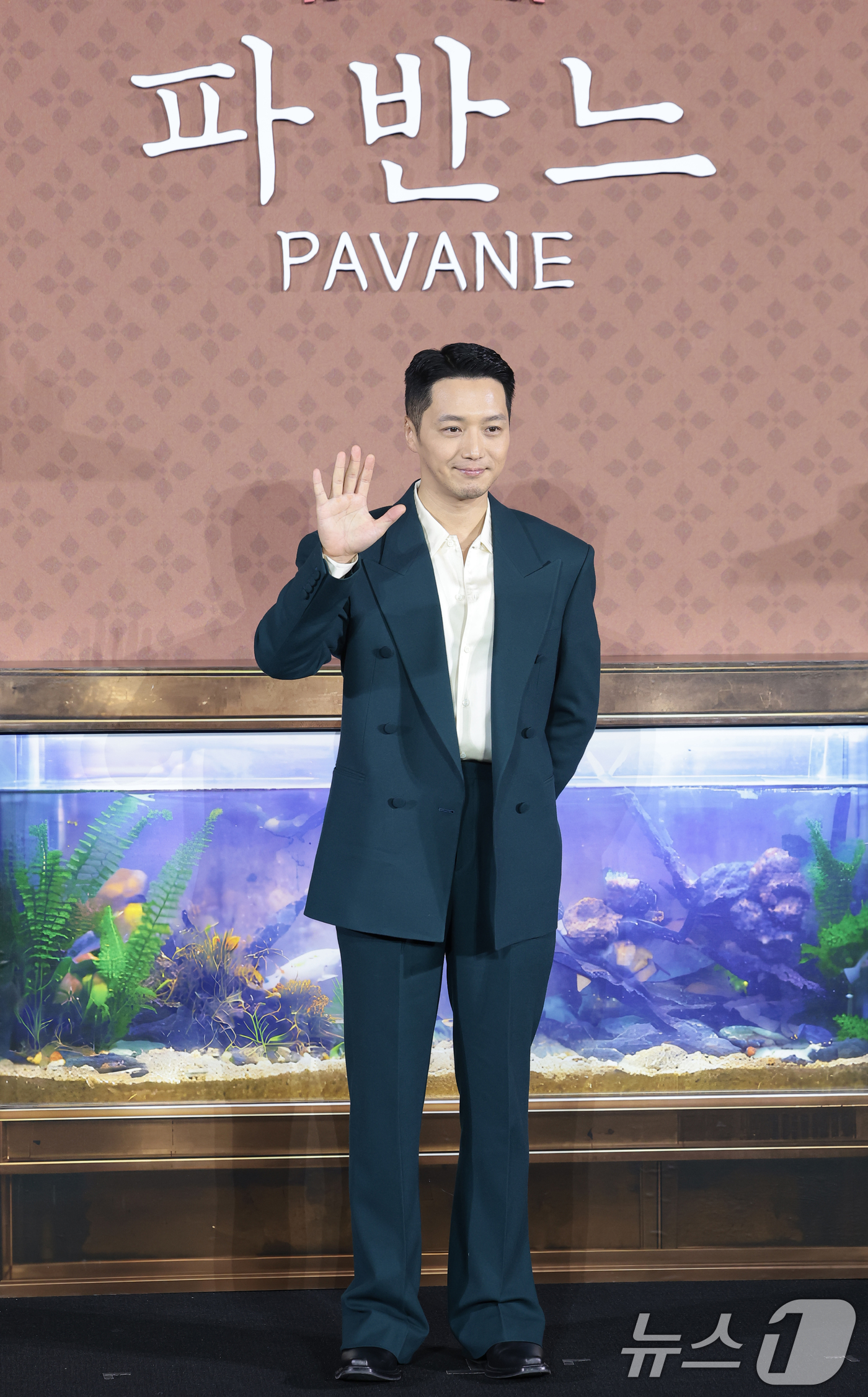 (서울=뉴스1) 권현진 기자 = 배우 변요한이 12일 오전 서울 강남구 코엑스 메가박스에서 열린 넷플릭스 영화 '파반느' 제작보고회에 참석해 포즈를 취하고 있다.'파반느'는 마음의 …