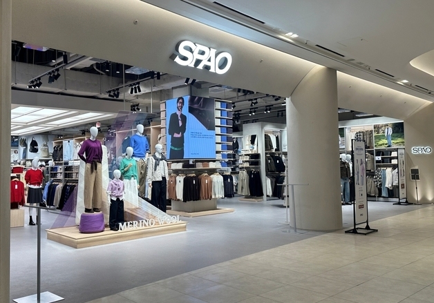 "글로벌 브랜드 도약"…스파오, 스타필드 고양점 플래그십 매장 오픈