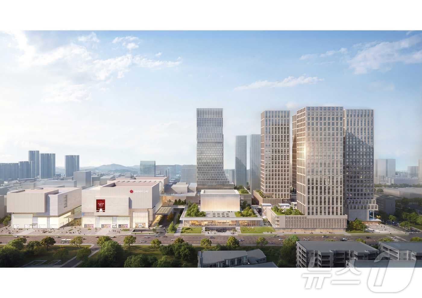 본문 이미지 - 광주신세계 터미널 복합화 사업 조감도.(광주신세계 제공. 재배포 및 DB 금지)