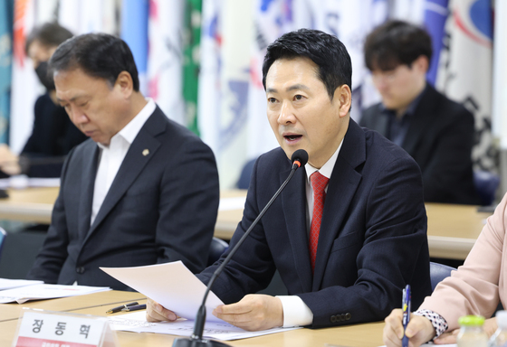 장동혁, 한국노총 정책간담회