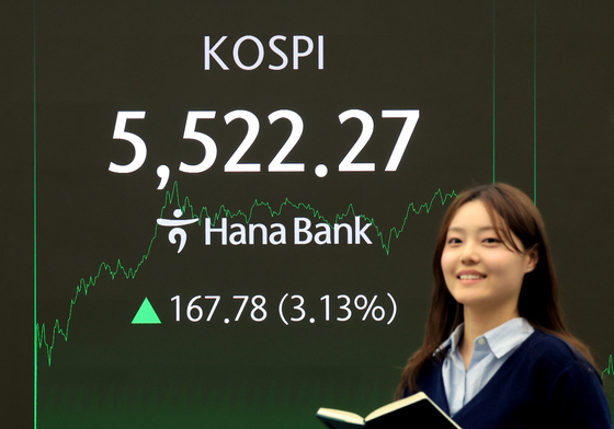 최고치 마감한 코스피