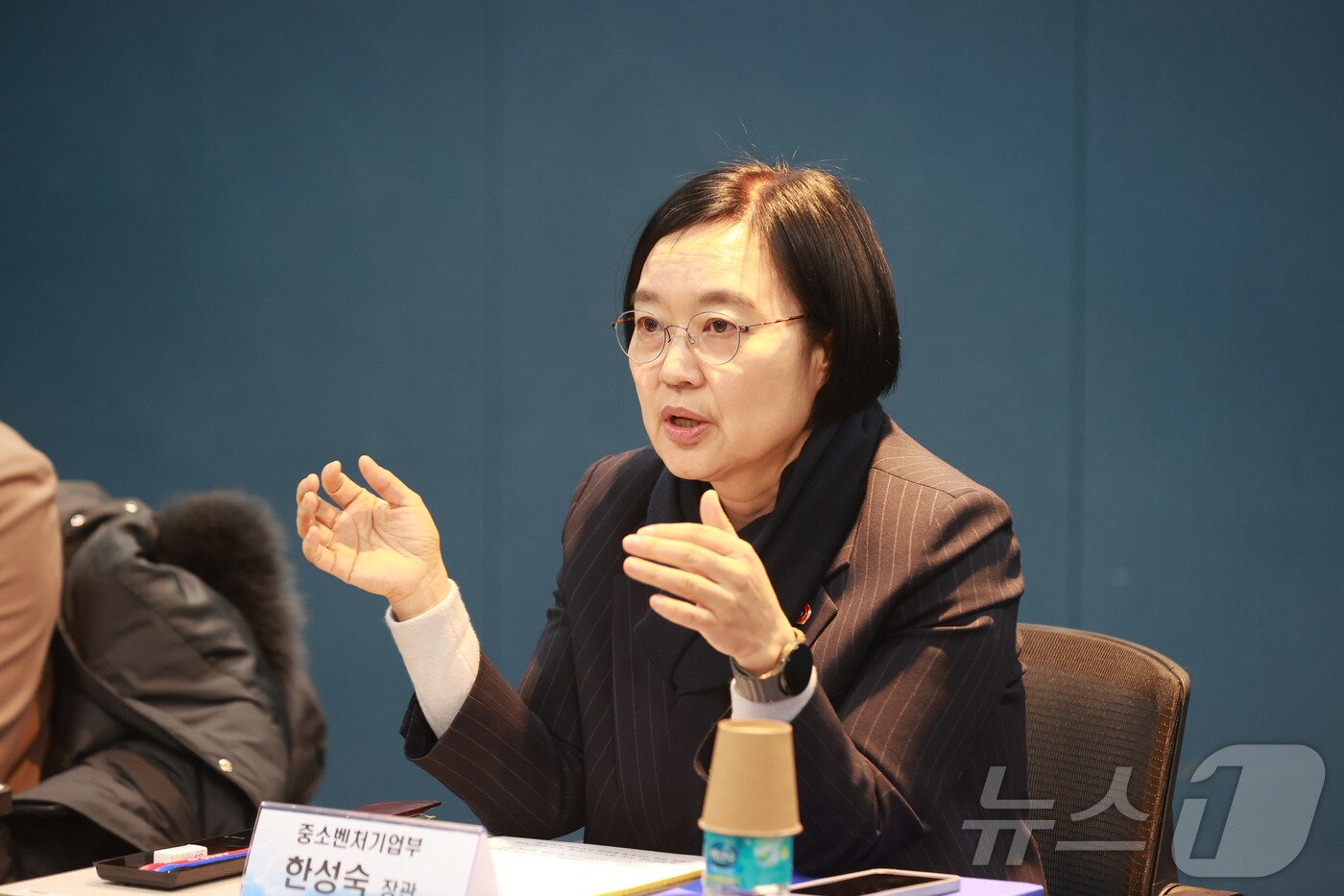 본문 이미지 - 한성숙 중소벤처기업부 장관. (중소벤처기업부 제공. 재판매 및 DB 금지) 2026.2.12 ⓒ 뉴스1