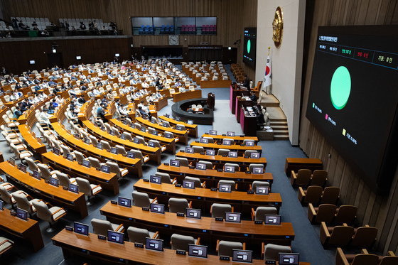 與, '보이콧' 野에 "잉크 마르기 전 합의 깨…민생법안 18건 미처리"