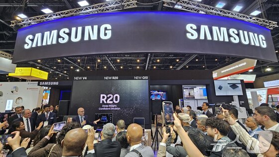 본문 이미지 - 삼성전자 의료기기사업부와 삼성메디슨은 최근 아랍에미리트 두바이에서 열리는 중동 최대 의료 전시회 'WHX Dubai 2026'에 참가했다. (삼성메디슨 제공)